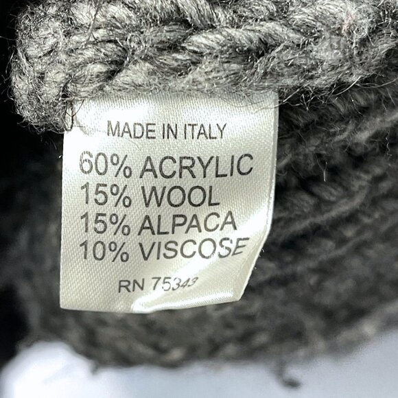 Elsamanda Anthropologie Cape Cardigan Sweater Womens S Chunky Alpaca Wool Poncho - Picture 8 of 12